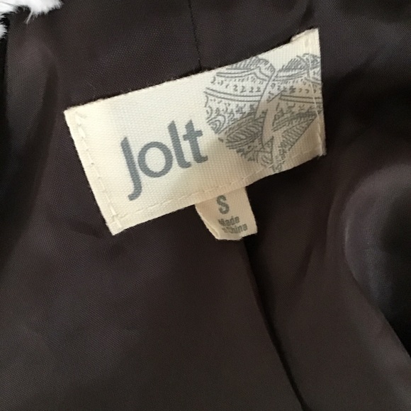 JOLT FAUX FUR COZY OPEN FRONT VEST SMALL NWOT - Picture 6 of 10